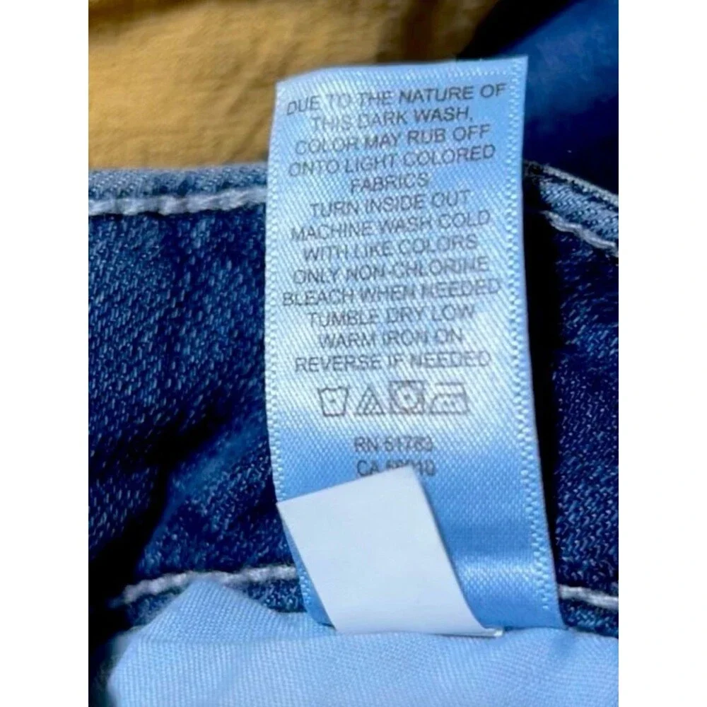 Maurice’s Short High Rise Curvy Women’s Jeans Straight NWT Dark Blue Size 16